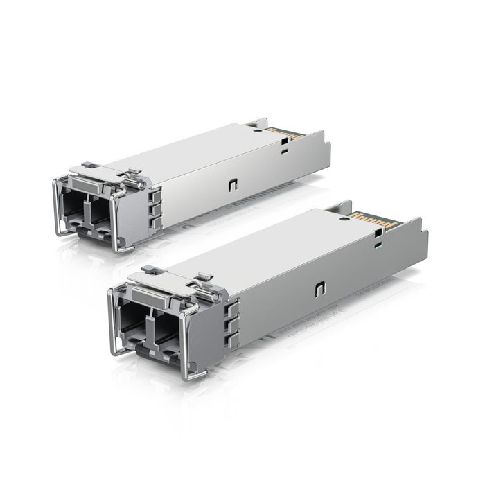 Ubiquiti - Module optique SFP 1 Gbps Multimode, connecteur LC duplex, portée 550 m, pack de 2