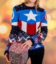AAA Merchandise Captain America pull de Noël (XL)
