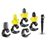 Karcher - Set de micro-asperseurs - 5 Goutteurs, 10 Micro Asperseurs, 10 Colliers réparateurs et 5 Pics - Compatible tuyau 13 mm