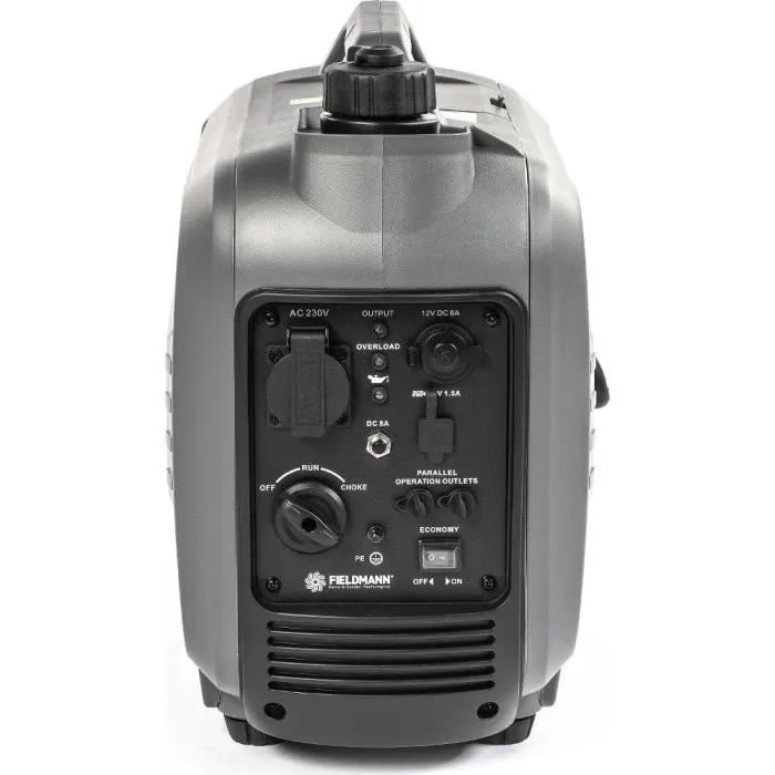 Fieldmann Groupe électrogène essence FZI 4018-Bi - 2000 W max, moteur 79 cc, 230 V, 12 V, port USB, réservoir 4.1 L, 18 kg