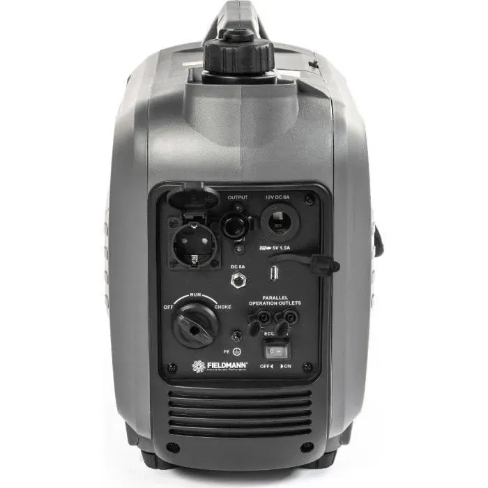 Fieldmann Groupe électrogène essence FZI 4018-Bi - 2000 W max, moteur 79 cc, 230 V, 12 V, port USB, réservoir 4.1 L, 18 kg