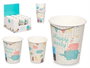 Arte Regal Set de 12 Gobelets en Papier 240 ml Enfant Assortis 7x14x7 cm (Set de 24)