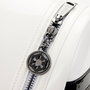 LOUNGEFLY Sac à dos Star Wars Stormtrooper Lenticulaire 25 cm avec détails imprimés, appliqués et bronze