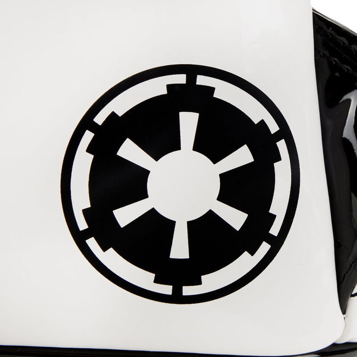 LOUNGEFLY Sac à dos Star Wars Stormtrooper Lenticulaire 25 cm avec détails imprimés, appliqués et bronze