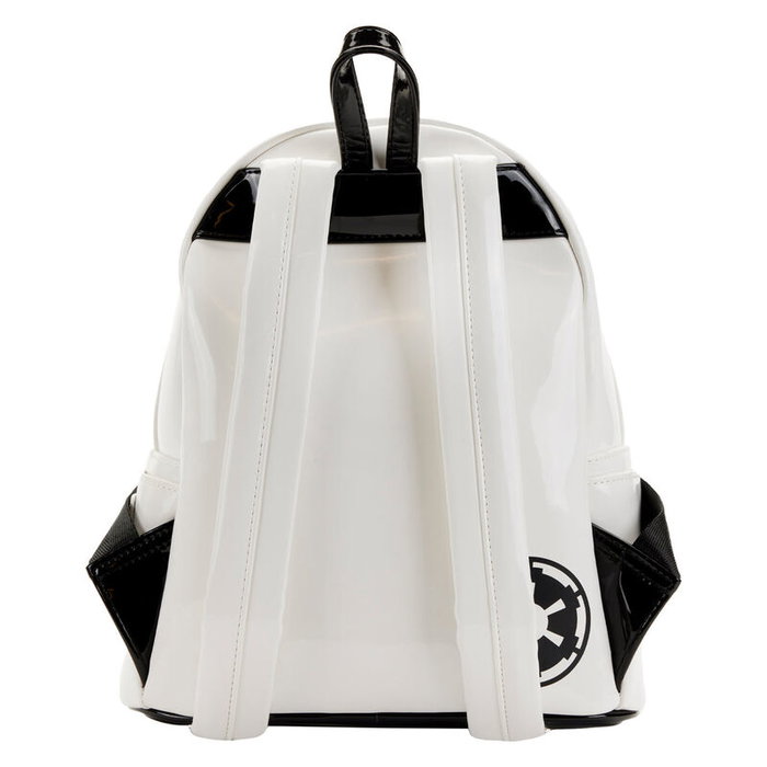 LOUNGEFLY Sac à dos Star Wars Stormtrooper Lenticulaire 25 cm avec détails imprimés, appliqués et bronze