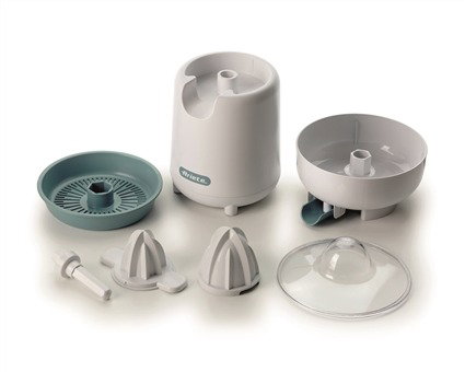 Ariete 417/01 - Exprimeur électrique Breakfast blanc, puissance 40W, avec 2 cônes et bec anti-goutte