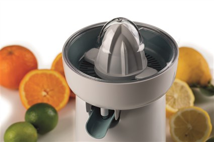 Ariete 417/01 - Exprimeur électrique Breakfast blanc, puissance 40W, avec 2 cônes et bec anti-goutte