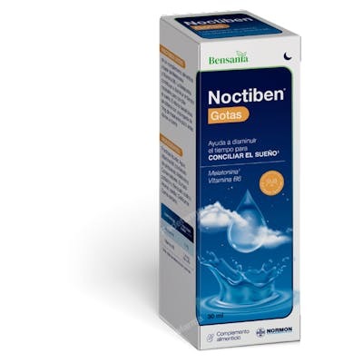 NOCTIBEN Bensania Noctiben Gotas 30 ml - Collyre somnifère en gouttes pour les yeux - 30 millilitres NOCTIBEN Bensania Noctiben Gotas 30 ml - Collyre somnifère en gouttes pour les yeux - 30 millilitres