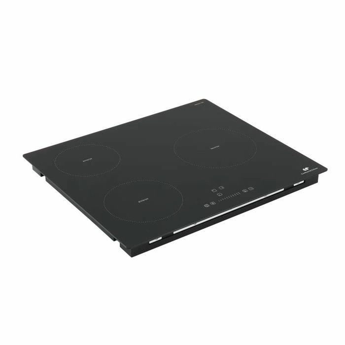 Continental Edison Plaque à induction 3 foyers 6200W Noir