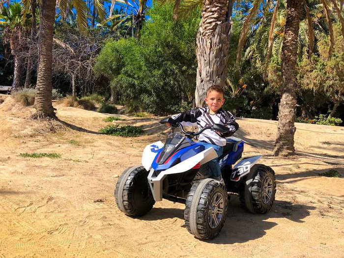 Quad électrique Injusa Rage Lumière Bleu Blanc 12 V