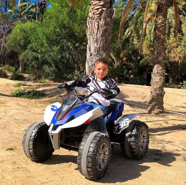 Quad électrique Injusa Rage Lumière Bleu Blanc 12 V