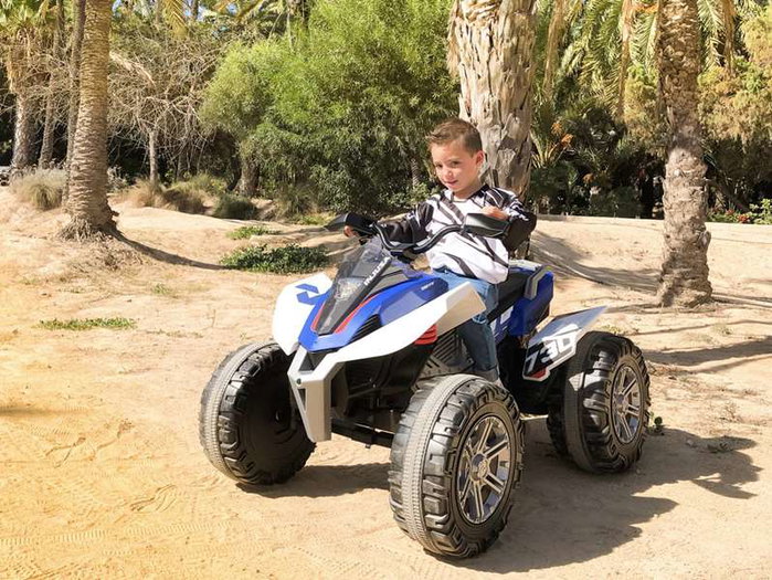 Quad électrique Injusa Rage Lumière Bleu Blanc 12 V