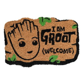 ERIK Felpudo tapis de porte antidérapant en fibre de coco - Marvel I Am Groot