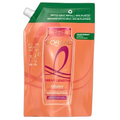 L'Oréal Paris ELVIVE DREAM LONG recharge shampoing reconstructeur eco pack 500 ml