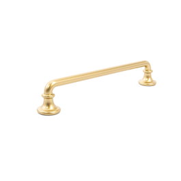 GIUSTI Poignée Clovis en Zamak - Or Satiné - Entraxe 160 mm