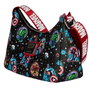 Loungefly Sac à main bandoulière Marvel Avengers Tattoo rose - 22x15x6 cm