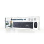 GEMBIRD KBS-WCH-04 Clavier et souris sans fil Noir QWERTY
