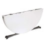 Color Baby - Table ronde pliable en deux Lifetime D152 cm - Modèles assortis en plastique et acier
