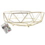 Home Deco Factory Cesta Alambre Dorada