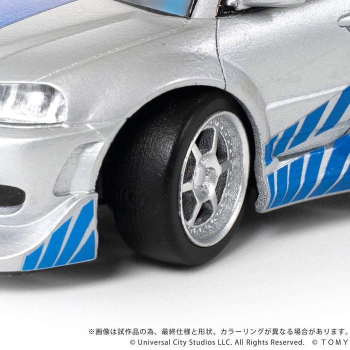 Takara Tomy Fast & Furious véhicule avec minifigurine Q-Village Nissan Skyline GT-R (R34)