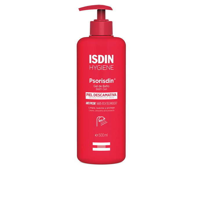 Isdin Psorisdin Hygiène Gel Douche Apaisant 500 ml pour Peaux Psoriasiques Isdin Psorisdin Hygiène Gel Douche Apaisant 500 ml pour Peaux Psoriasiques
