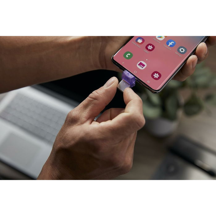 Clé USB Kingston microDuo 3C Violet Pourpre 64 GB