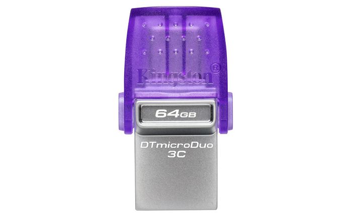 Clé USB Kingston microDuo 3C Violet Pourpre 64 GB