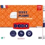 Dodo Couette Chaude Effet Plume 220 x 240 cm 400 g/m² 2 Personnes 100% Polyester - Confort et Chaleur Optimales