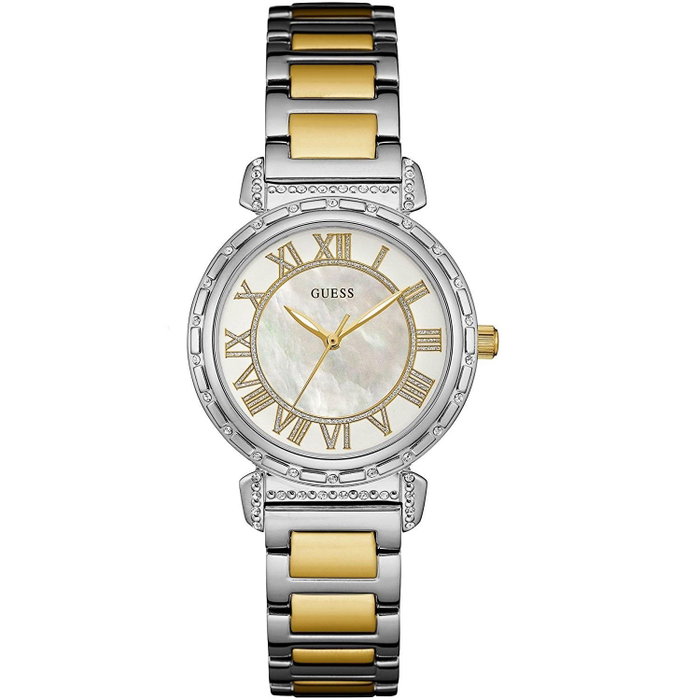 Guess W0831L3 Montre pour Femme en Acier Bicolore Guess W0831L3 Montre pour Femme en Acier Bicolore