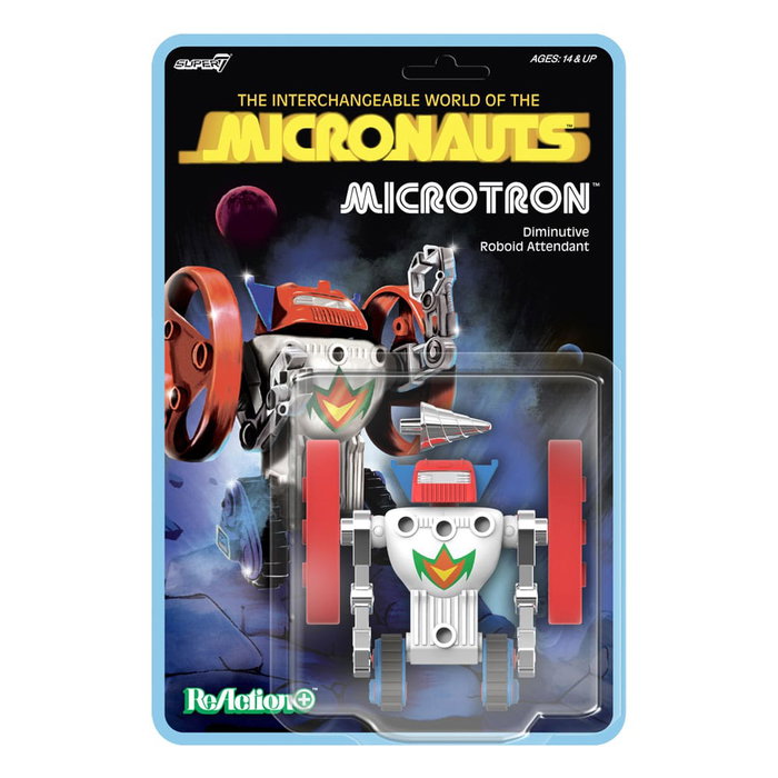Super7 Micronauts ReAction+ Microtron figurine de 9 cm