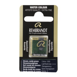 Rembrandt Aquarelle en pastille Vert Oxyde de Chrome 668