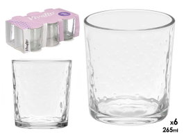 VIVALTO Set de 6 verres PUNTOS NILO 265ml
