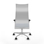 Piqueras y Crespo Chaise de Bureau Albacete XL Bleu ciel et Blanc