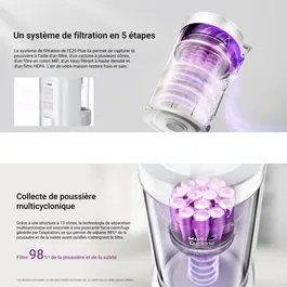 EUREKA E20 Plus - Aspirateur Robot Laveur Autovidant avec Station Transparente, 8000 Pa, Navigation IA 3D DuoDetect, Contrôle Vocal, 180 min Autonomie, pour Maison jusqu'à 300 m²