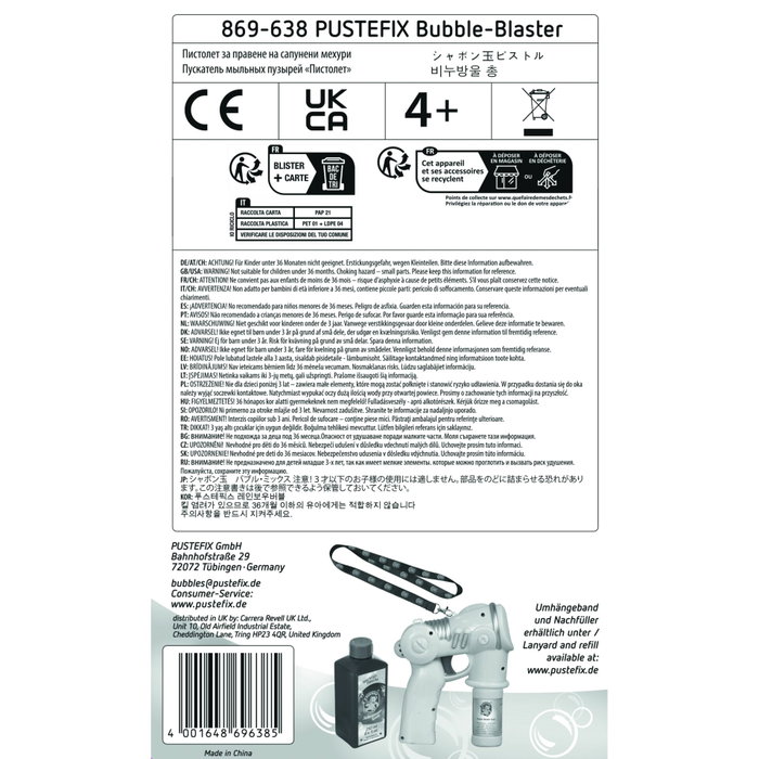Pustefix Bubble-Blaster Jaune