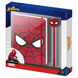 Karactermania - Set de trousse et stylo quotidien Spiderman Marvel - Taille : 22,4 x 2,2 x NA cm