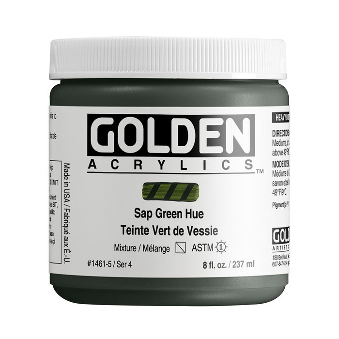 Golden Peinture Acrylique Heavy Body Verde Savia (vert sève) 237 ml Golden Peinture Acrylique Heavy Body Verde Savia (vert sève) 237 ml