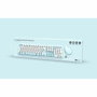 Mobility Lab Pure Color Ensemble clavier et souris Bleu AZERTY