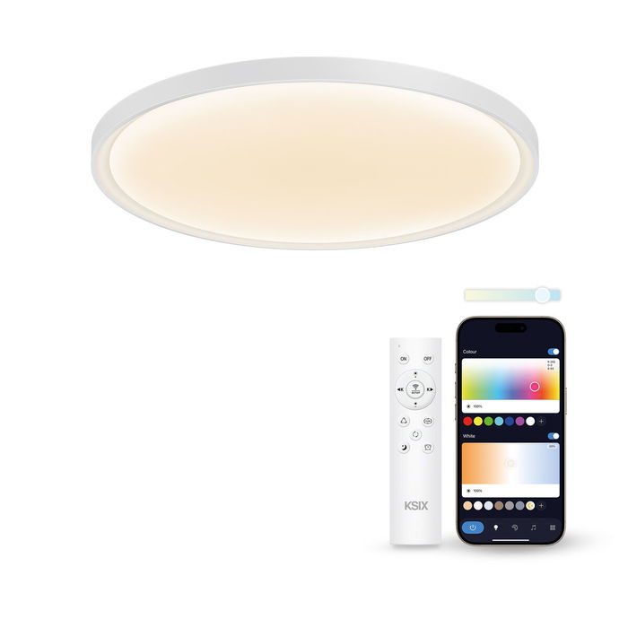 LED plafond KSIX SmartLED KSIX Halo 2 Blanc Plastique 25 W (3000k - 6500k) (6500 K)