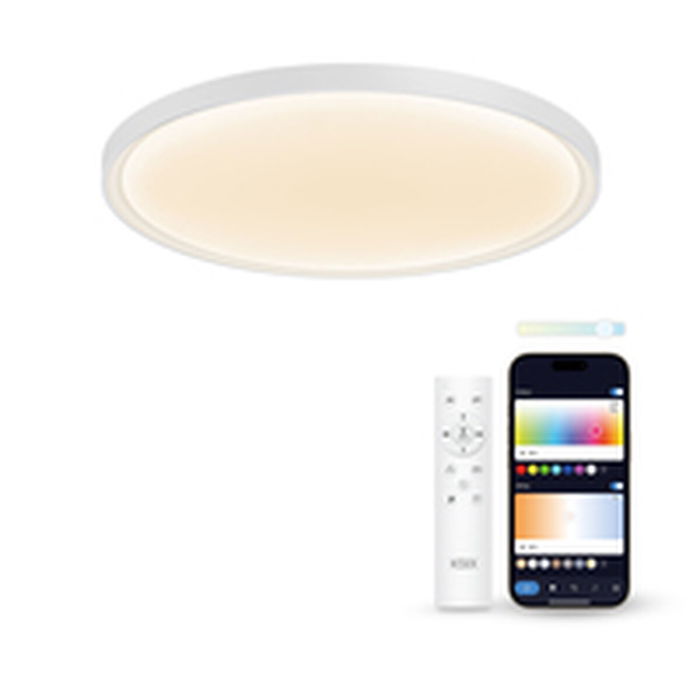 LED plafond KSIX SmartLED KSIX Halo 2 Blanc Plastique 25 W (3000k - 6500k) (6500 K)