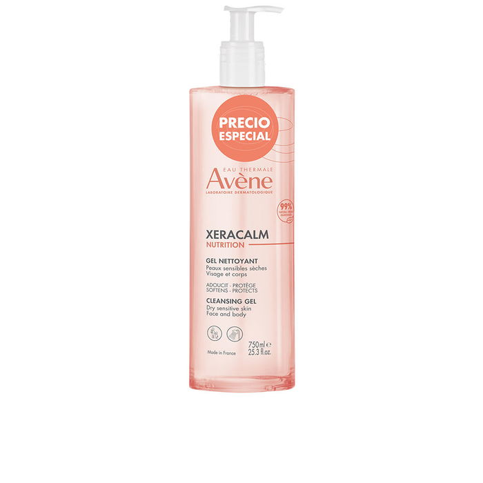 Avène Xeracalm Nutrition Gel Nettoyant 750ml - Peaux Sèches et Sensibles, Visage et Corps, Famille Avène Xeracalm Nutrition Gel Nettoyant 750ml - Peaux Sèches et Sensibles, Visage et Corps, Famille