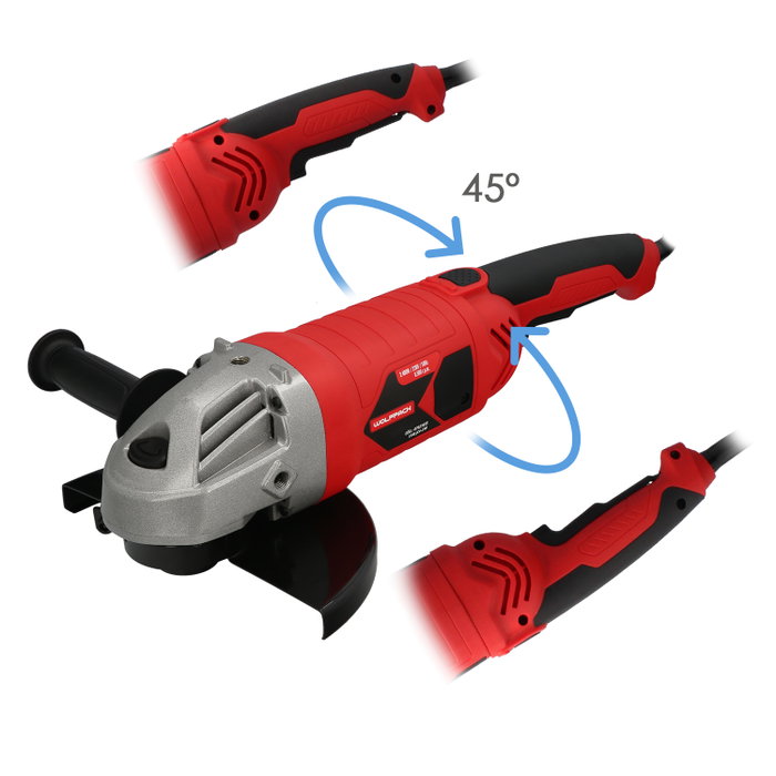 WOLFPACK LINEA PROFESIONAL Amoladora 2400W 230mm avec mallette