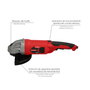 WOLFPACK LINEA PROFESIONAL Amoladora 2400W 230mm avec mallette