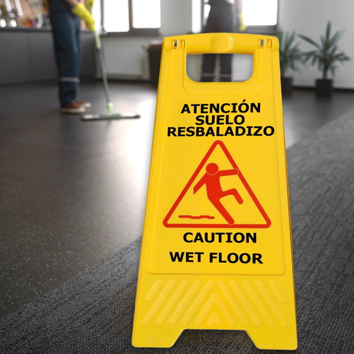 WOLFPACK LINEA PROFESIONAL Chevalet attention sol glissant 60x21 cm