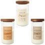 Home Deco Factory Bougie Parfumée avec Couvercle en Acacia