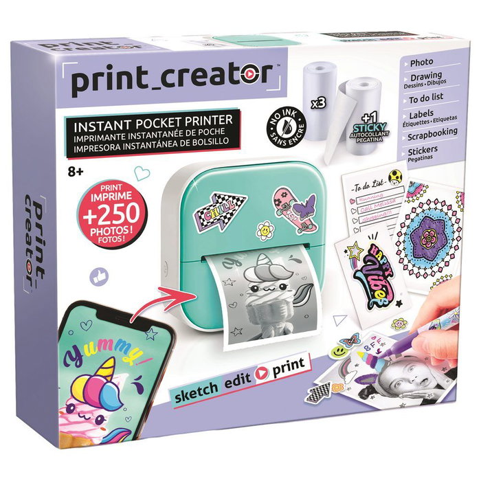 Canal Toys Photo Creator CLK 017 Imprimante Instantanée de Poche