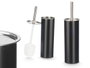 Berilo Porte-brosse à dents Acier Noir 10 x 27 x 10 cm (Set de 12)