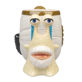 One Piece - Jarre décorative Den Den Mushi 800 ml en dolomite - Peinture à la main - Décoration en relief brillant
