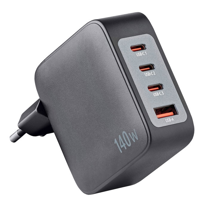 Intenso Kit Chargeur Mural GaN W140A3C avec Câble USB-C