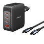 Intenso Kit Chargeur Mural GaN W140A3C avec Câble USB-C